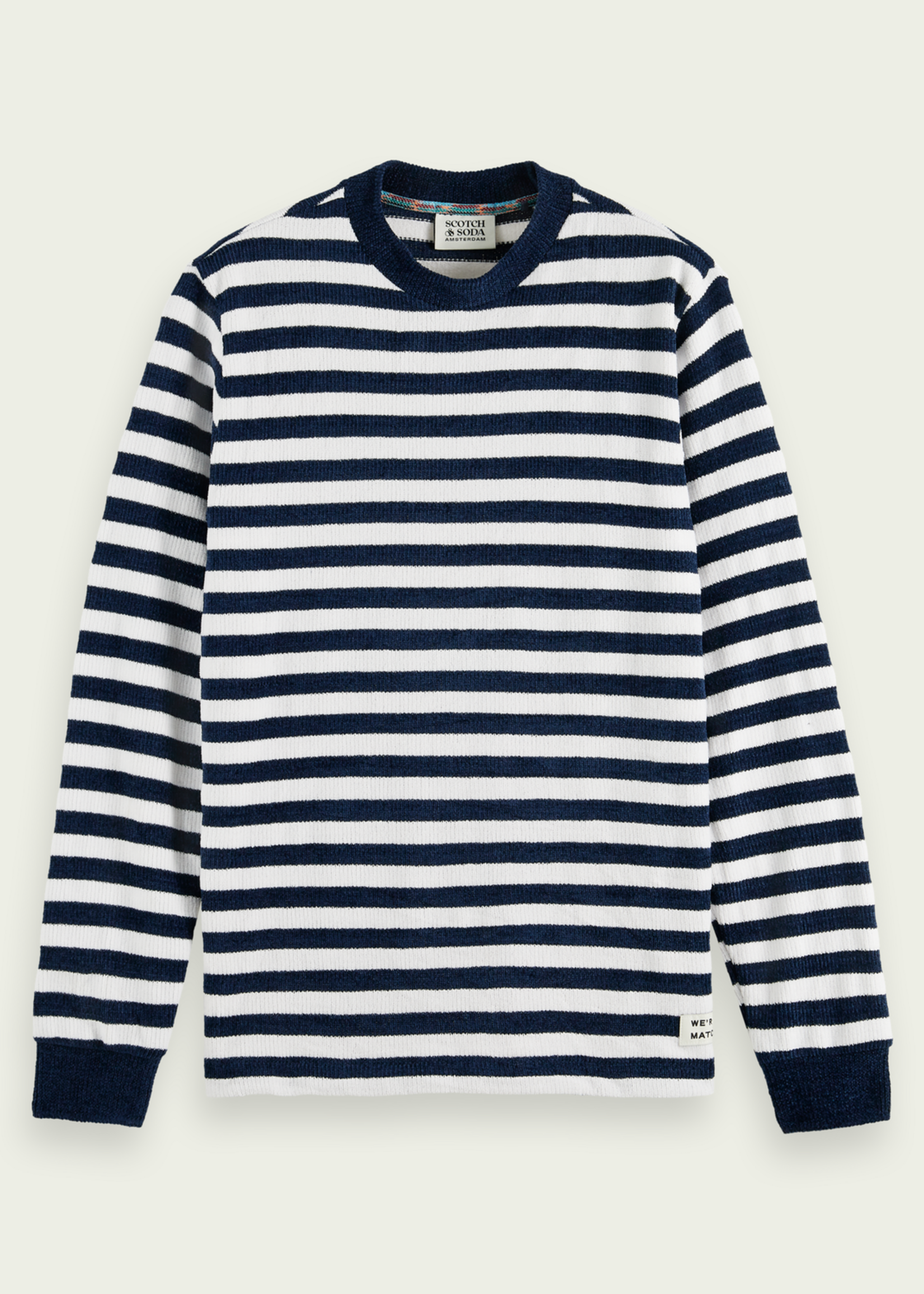 SWEAT-SHIRT SCOTCH&SODA TEXTURED STRIPE