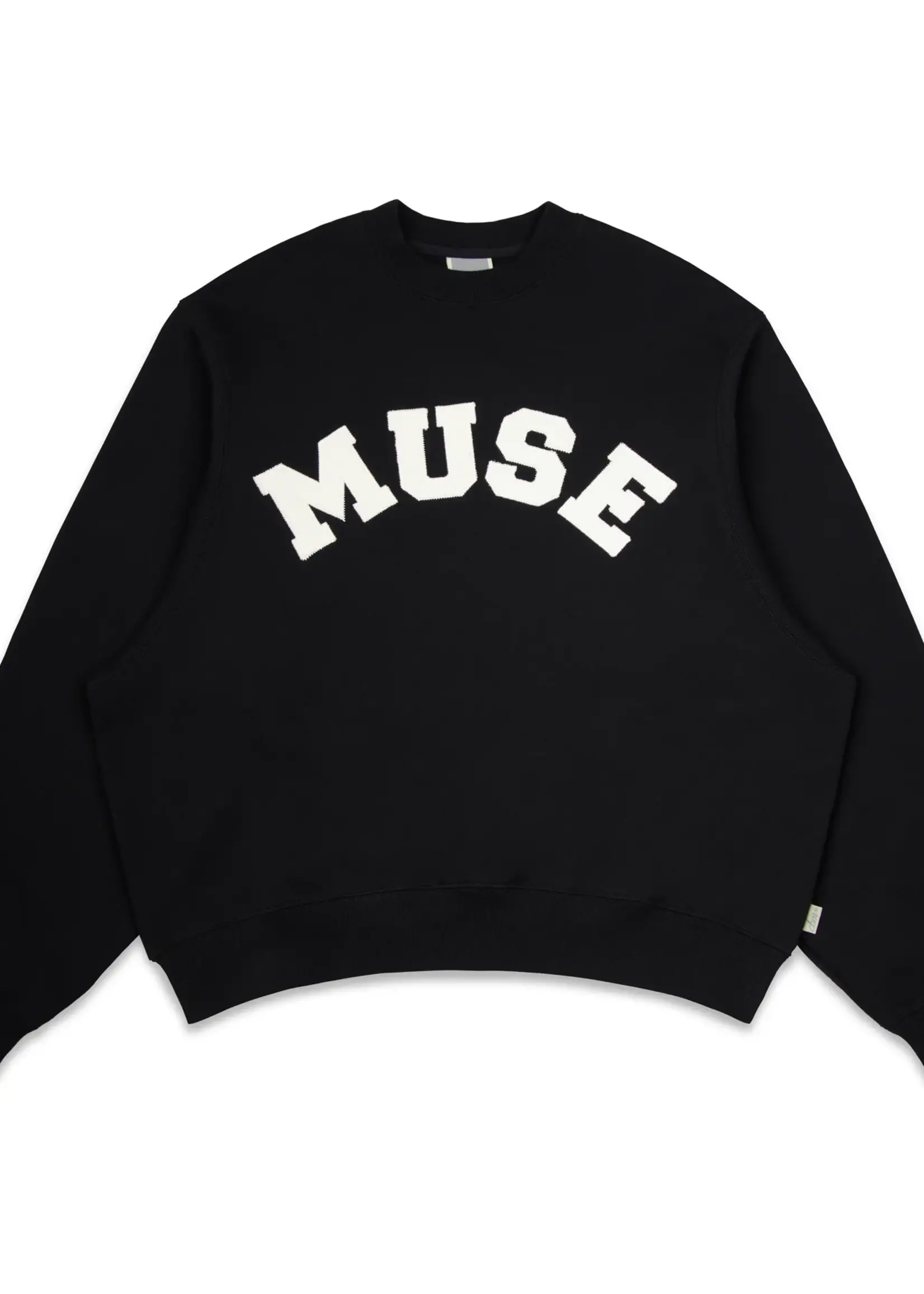 CURATED BY MUSE SWEAT-SHIRT CURATED BY MUSE CRW-HS-BLK