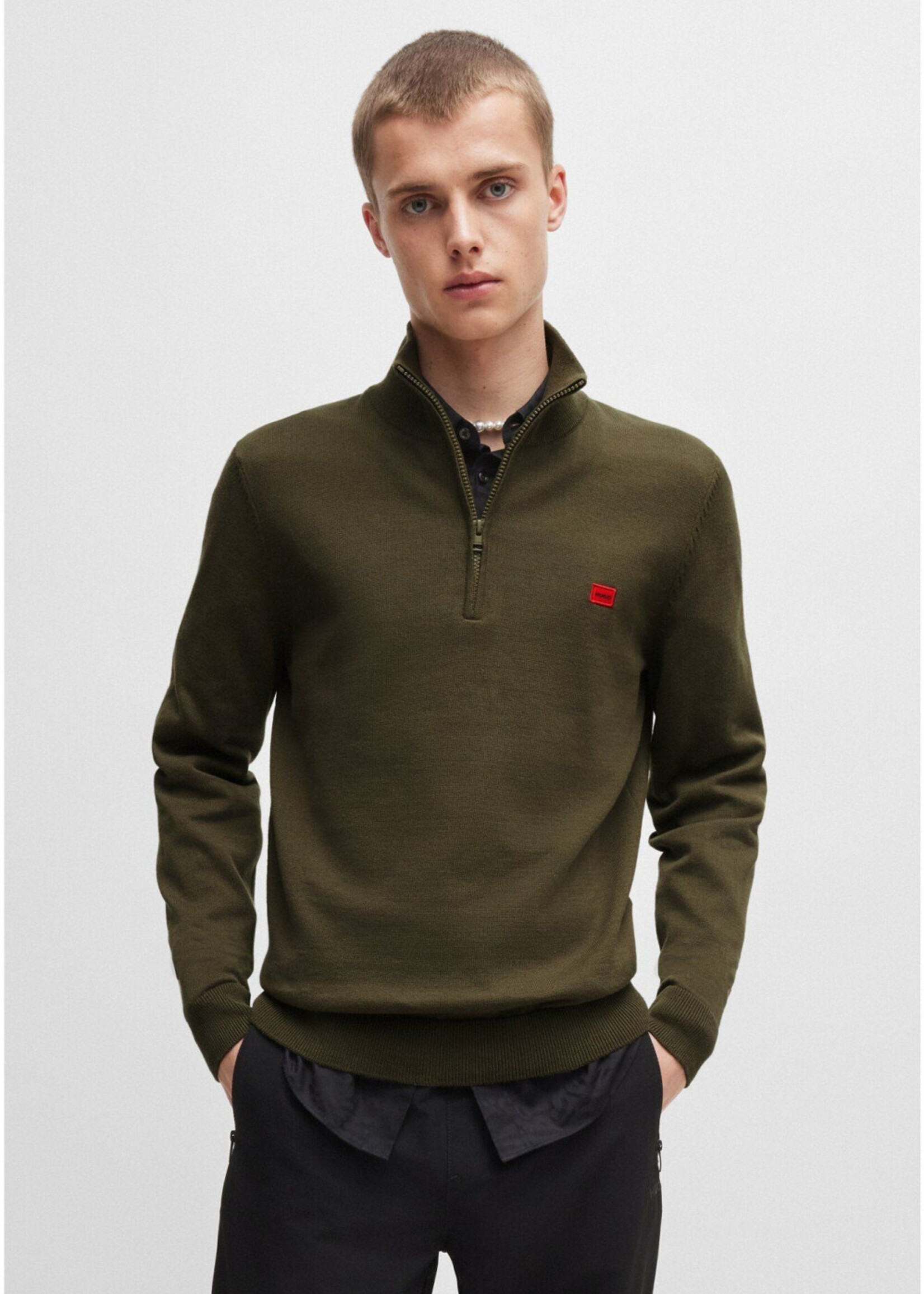 Pull hugo boss gris new arrivals