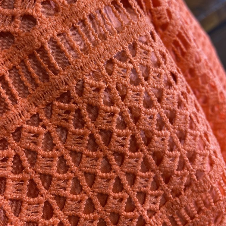 Maison Jules Coral Eyelet Skater Dress