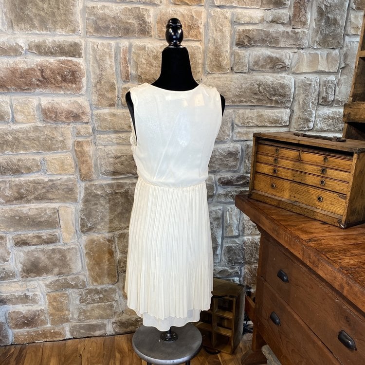 Aqua Blue Beige Dress