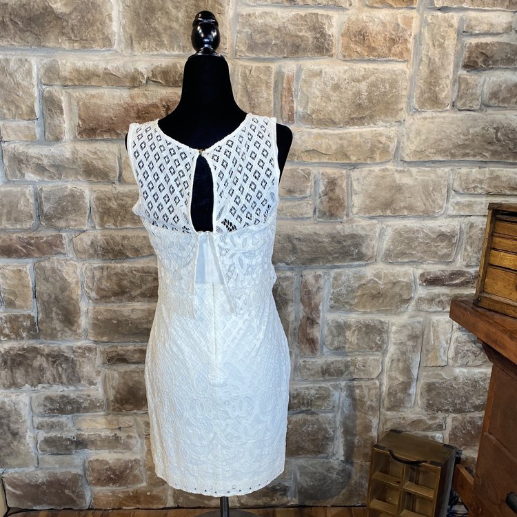 Ivory Lace Dress, Size 4