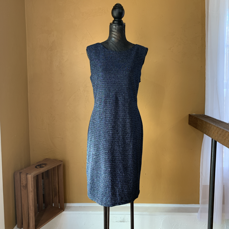 Navy Sparkle Dress, Size XL