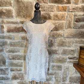 Gray Sparkle Dress, Size L
