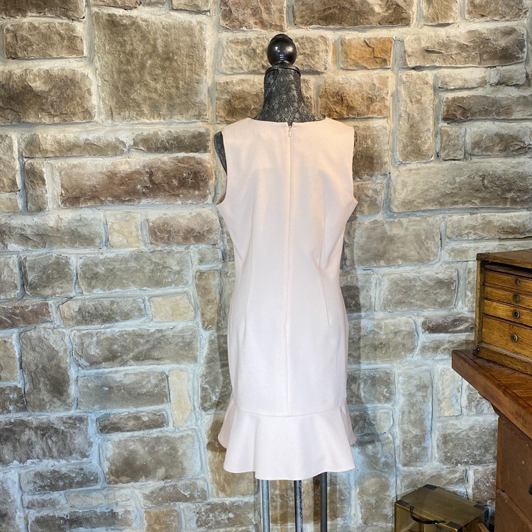 Blush Sleeveless Dress, Size L