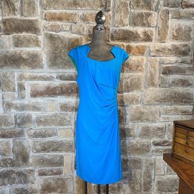 Calvin Klein Turquoise Cocktail Dress, Size 20W