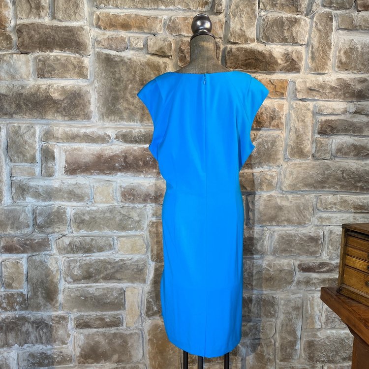 Calvin Klein Turquoise Cocktail Dress, Size 20W