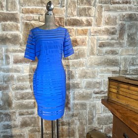 Adrianna Papell Royal Blue Dress, Size 16