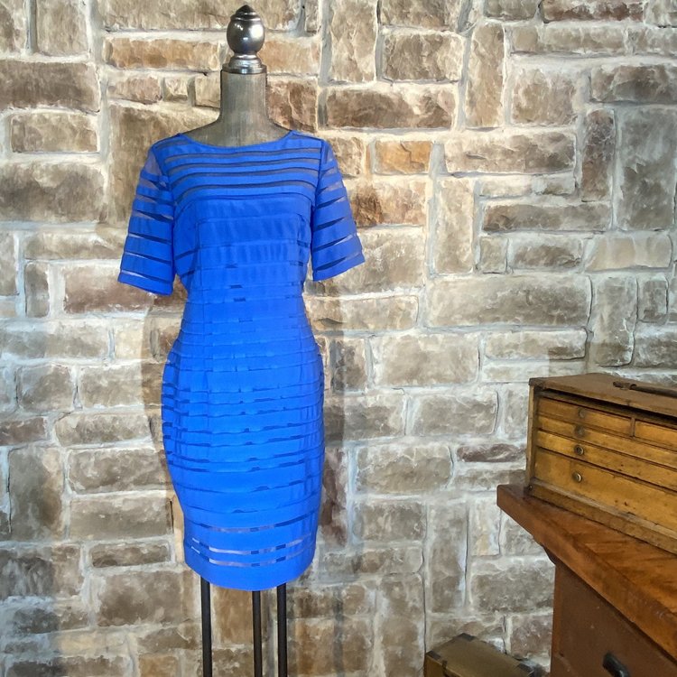 Adrianna Papell Royal Blue Dress, Size 16