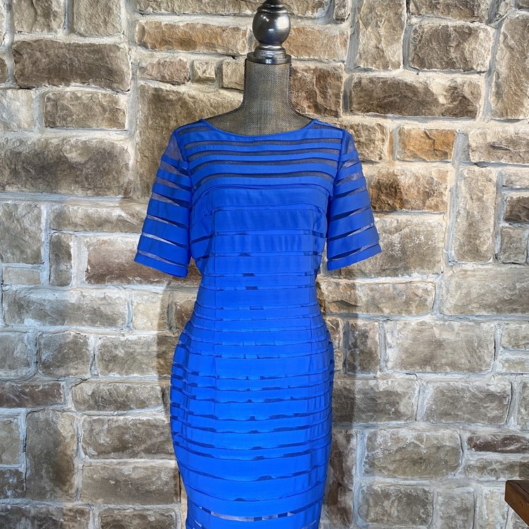 Adrianna Papell Royal Blue Dress, Size 16