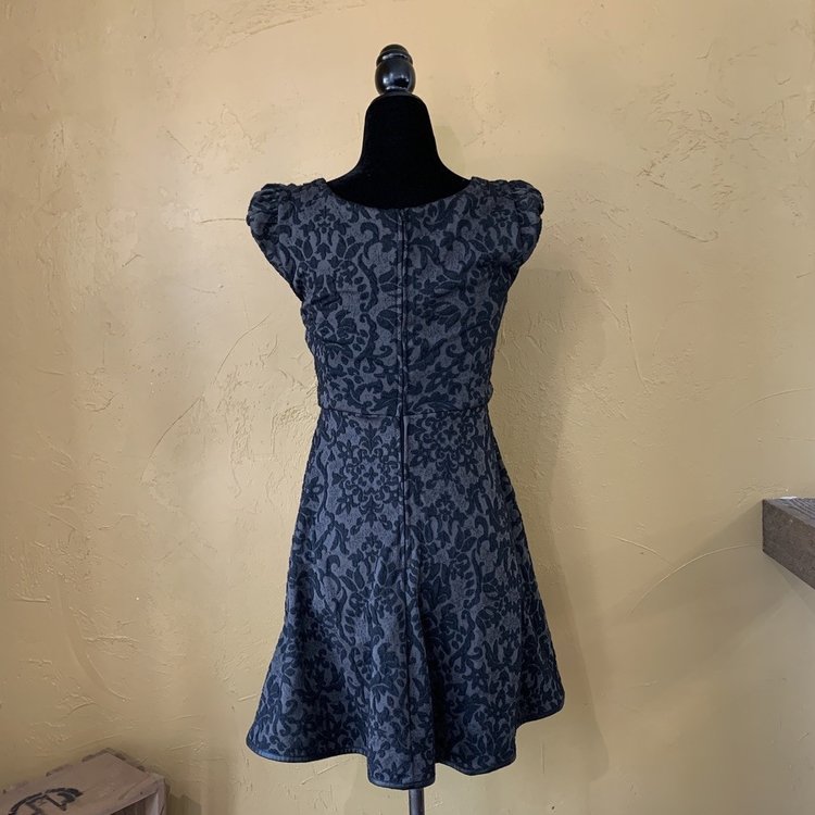 Black Fit & Flare Dress, Size S
