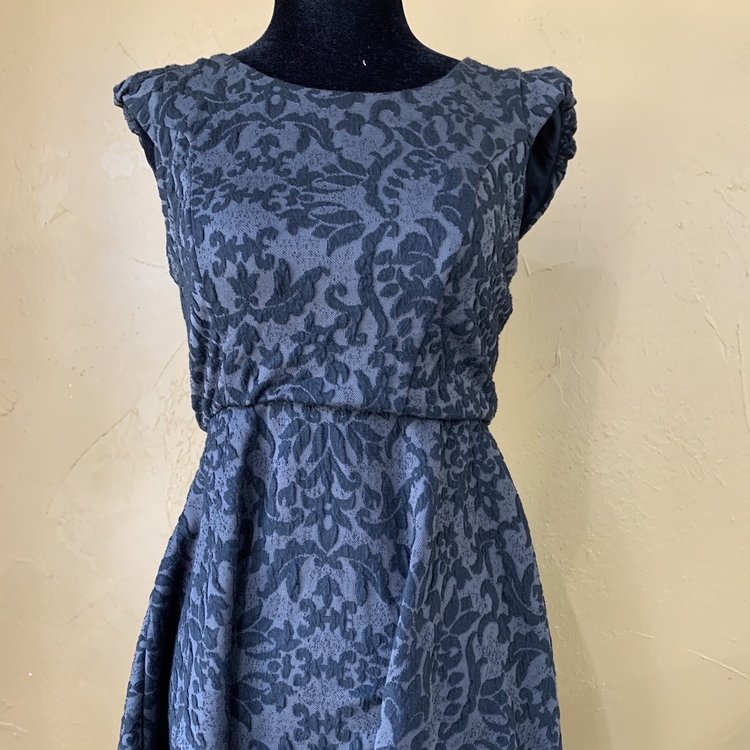 Black Fit & Flare Dress, Size S