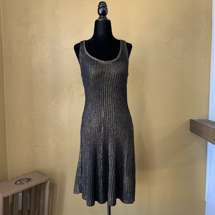 Brown Merino Wool Sweater Dress, Size S