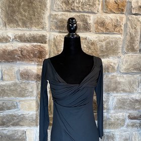 Material Girl Black Off The Shoulder Dress, Size S