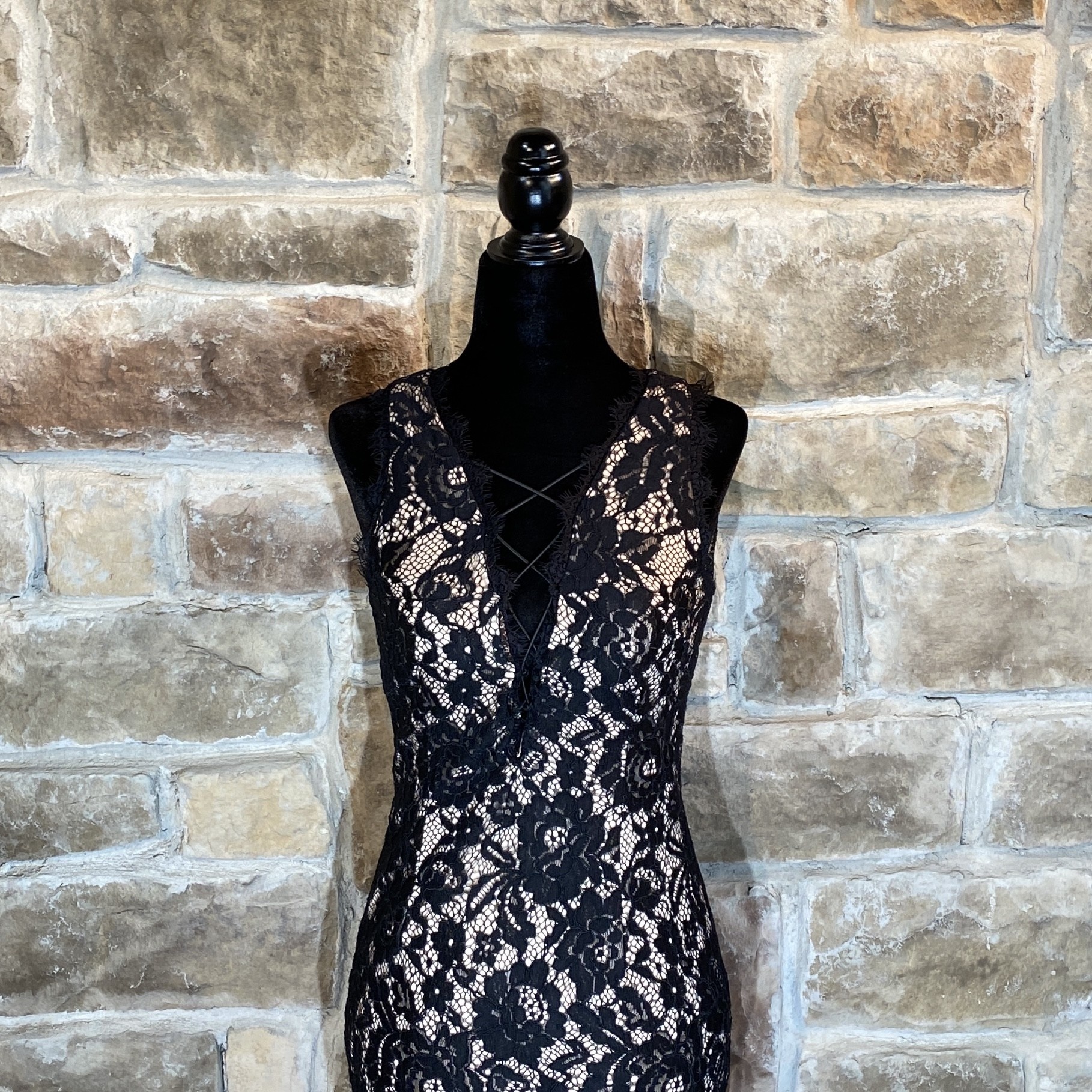 Black Lace Cocktail Dress Size 2