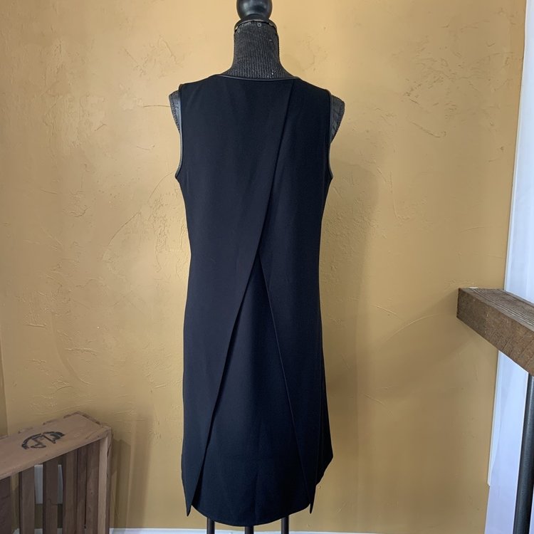 Calvin Klein Black Cocktail Dress with Tulip Back, Size 8