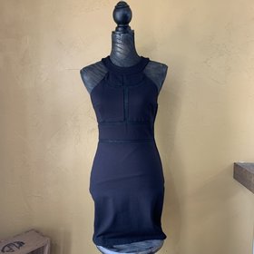 Guess Black Bodycon Cutout Dress, Size M(10/12)