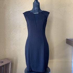 Guess Black Illusion Bodycon Dress, Size 10