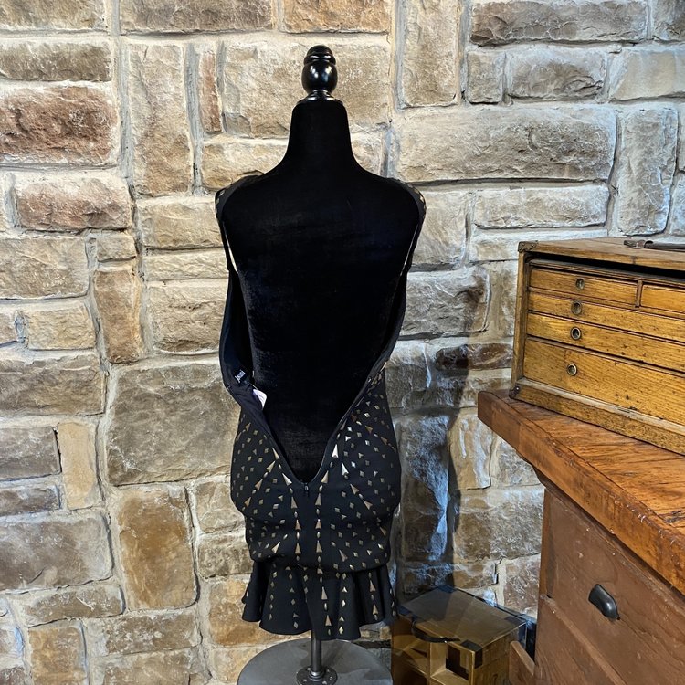 Jovani Black Embellished Dress, Size 2