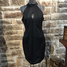 French Connection Black Bodycon Dress, Size 12