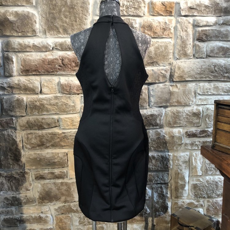French Connection Black Bodycon Dress, Size 12