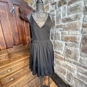 Mink Pink Black Sleeveless Mini Dress, Size L