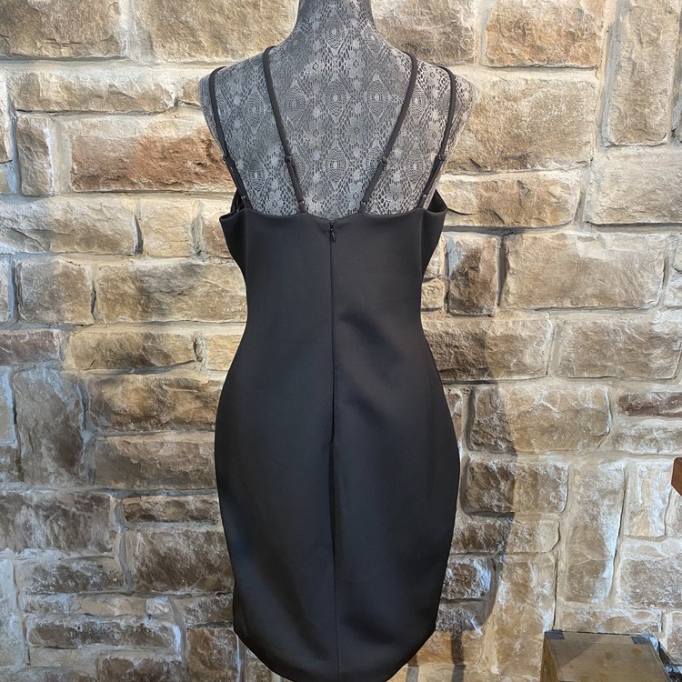 Guess Black Strappy Sleeveless Dress, Size XL
