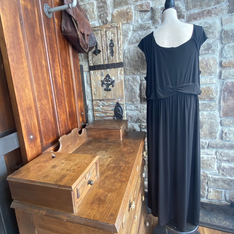 NY Black Maxi Dress, Size 3X