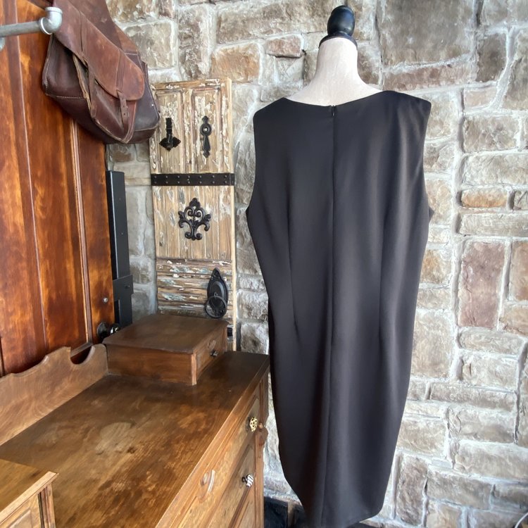 R&M Richards Black Panel Dress, Size 22W