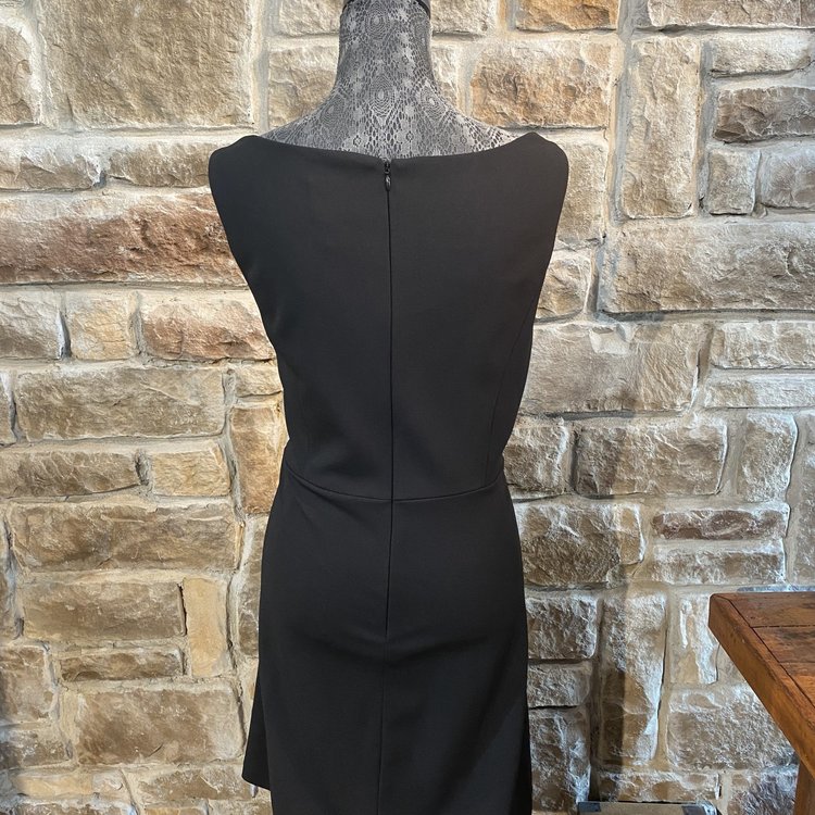 Adrianna Papell Black A Line Party Cocktail Dress, Size 16