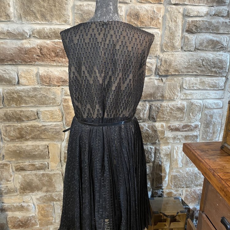 Adrianna Papell Black Shear Dress, Size 24W