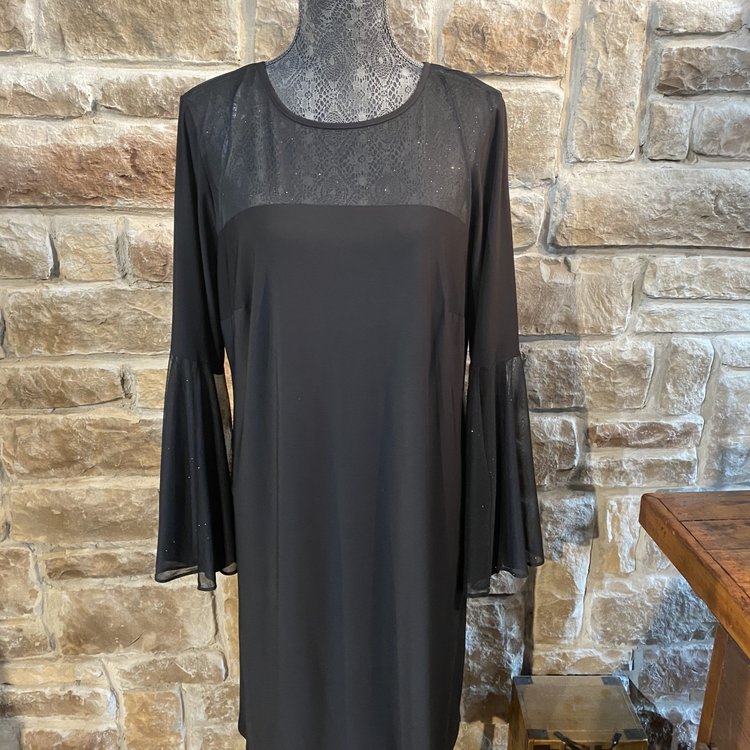 MSK Black Dress, Size 1X