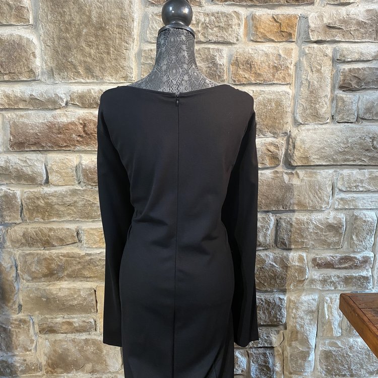 DKNY Black Bypass Dress, Size 24W