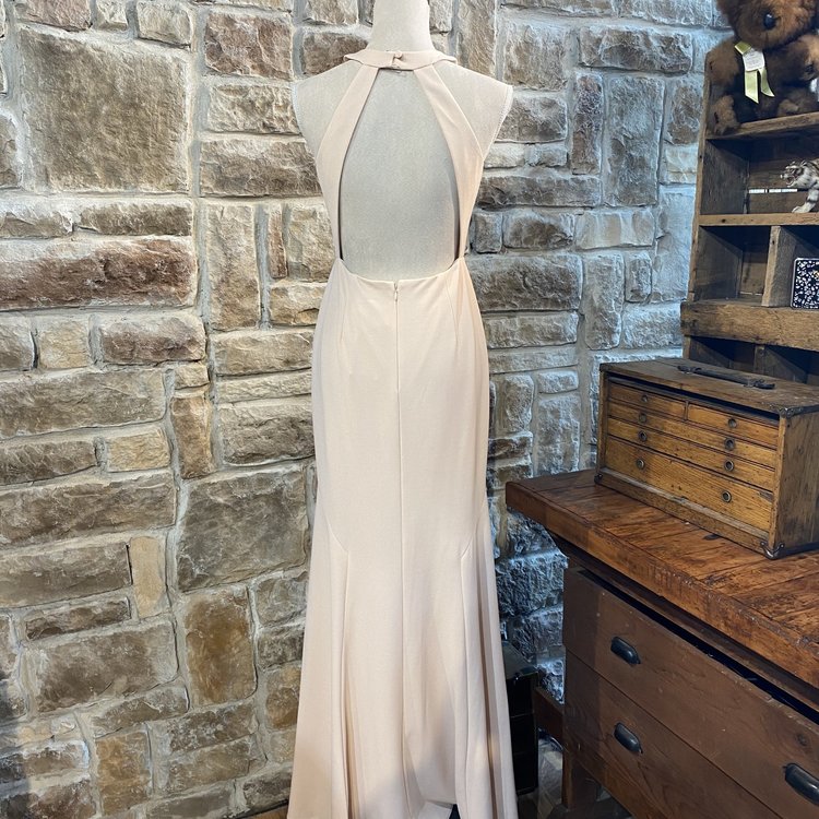 Aidan Mattox Pink Cutout Gown, Size 6