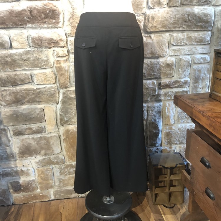 Style & Co Black Wide Leg Slacks, Size 16