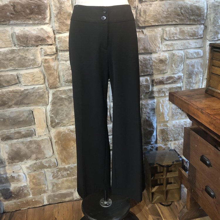 Style & Co Black Wide Leg Slacks, Size 16