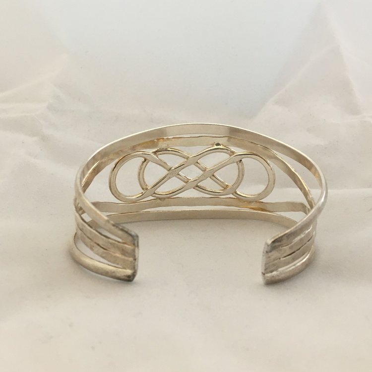 Infinity Design German Silver Bracelet