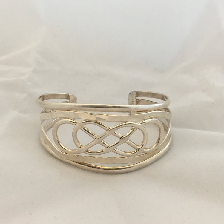 Infinity Design German Silver Bracelet