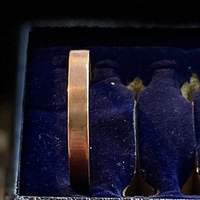 Simple Copper Skinny Cuff