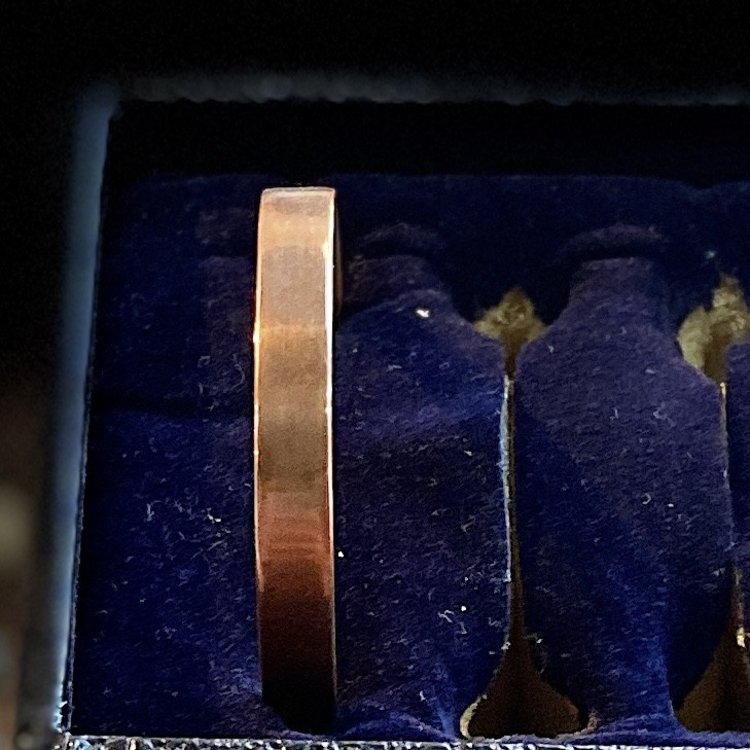 Simple Copper Skinny Cuff