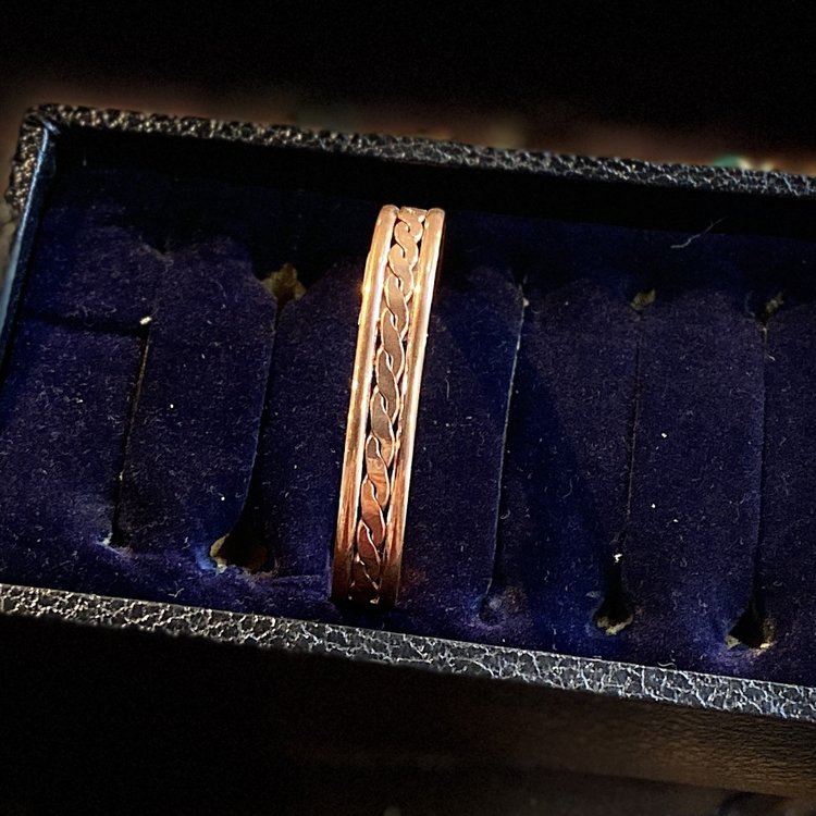 Copper Twisted Cuff