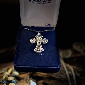 Silver Cross Necklace