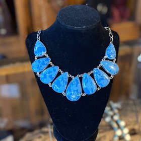 Caribbean Larimar Necklace