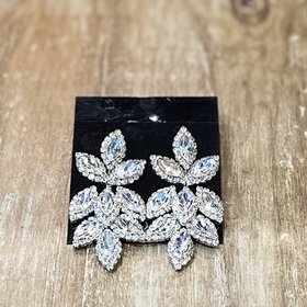 Floral Leaf Drop Earrings