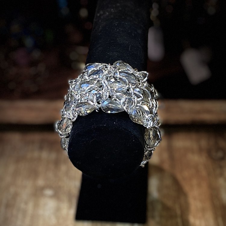 Genuine Glass Bead Bracelet