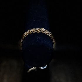 Gold and Diamond Chain Bracelet