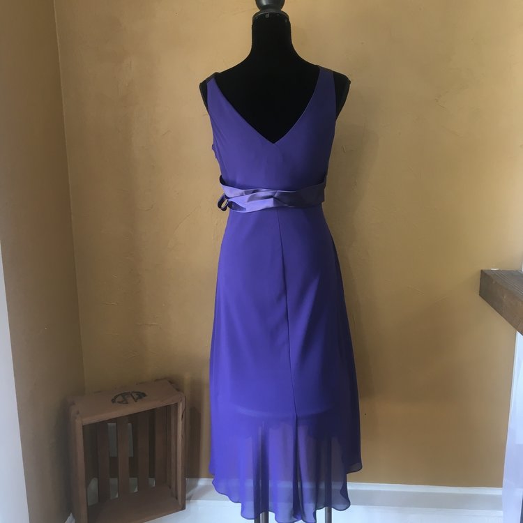 Evan Picone Purple Sleeveless Dress, Size 10