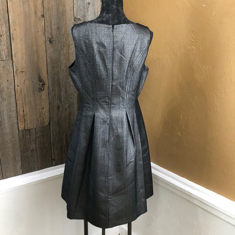 Nine West Silver Cocktail Dress, Size 10