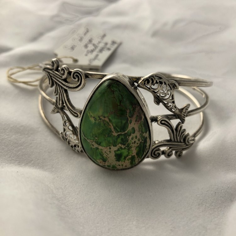 Sea Sediment Jasper and Sterling Silver