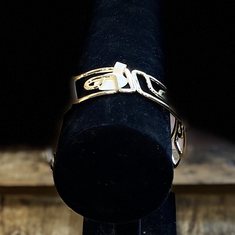 Gold Square Pattern Cuff